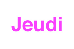 Jeudi
